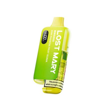 Lost Mary BM6000 Kiwi Passionfruit Guava Disposable Vape - 20mg