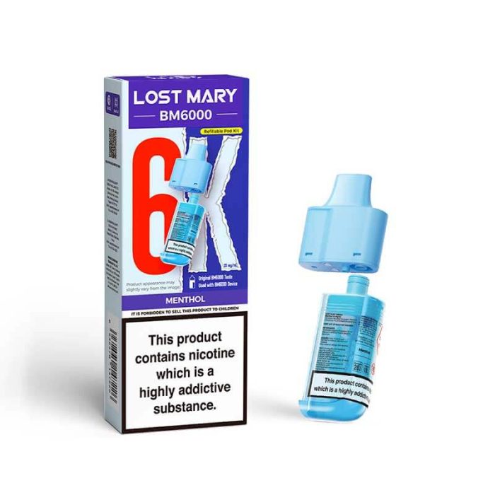 Lost Mary BM6000 Menthol Prefilled