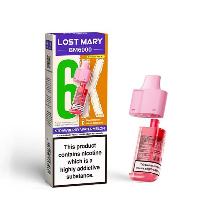 Lost Mary BM6000 strawberry watermelon
