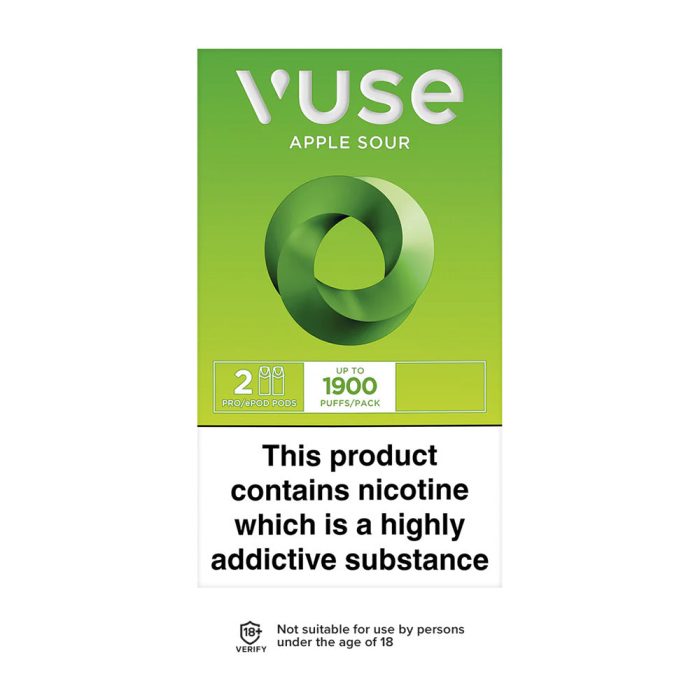 Vuse Pro Apple Sour Pods (2 Pack)